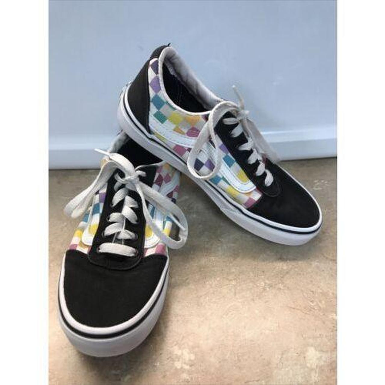 Rainbow durable vans for girls