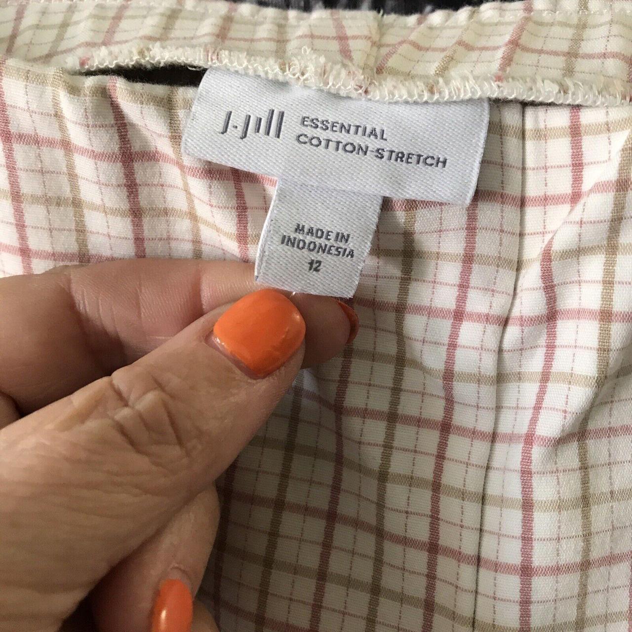 J jill Essential Cotton-Stretch Pants Size - Depop