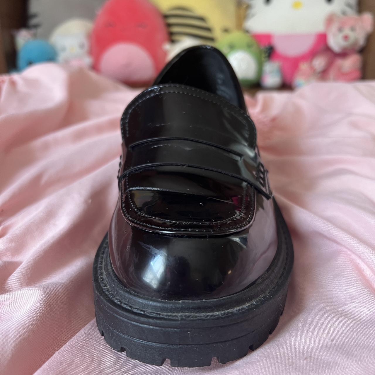 Madden Girl Women's Black Loafers Depop