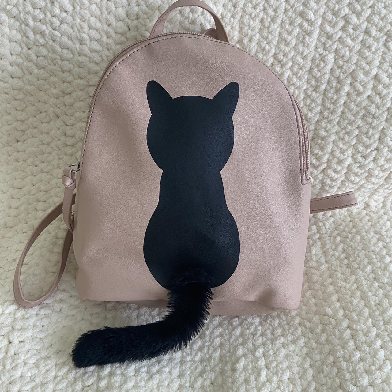 Backpack with cat sales design