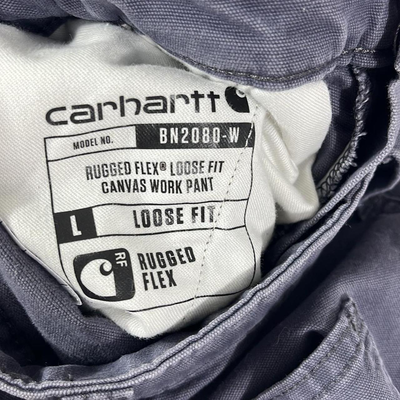 Carhartt Womens Size 8 Rugged Flex Loose Fit Canvas Work Pants BN2080-W