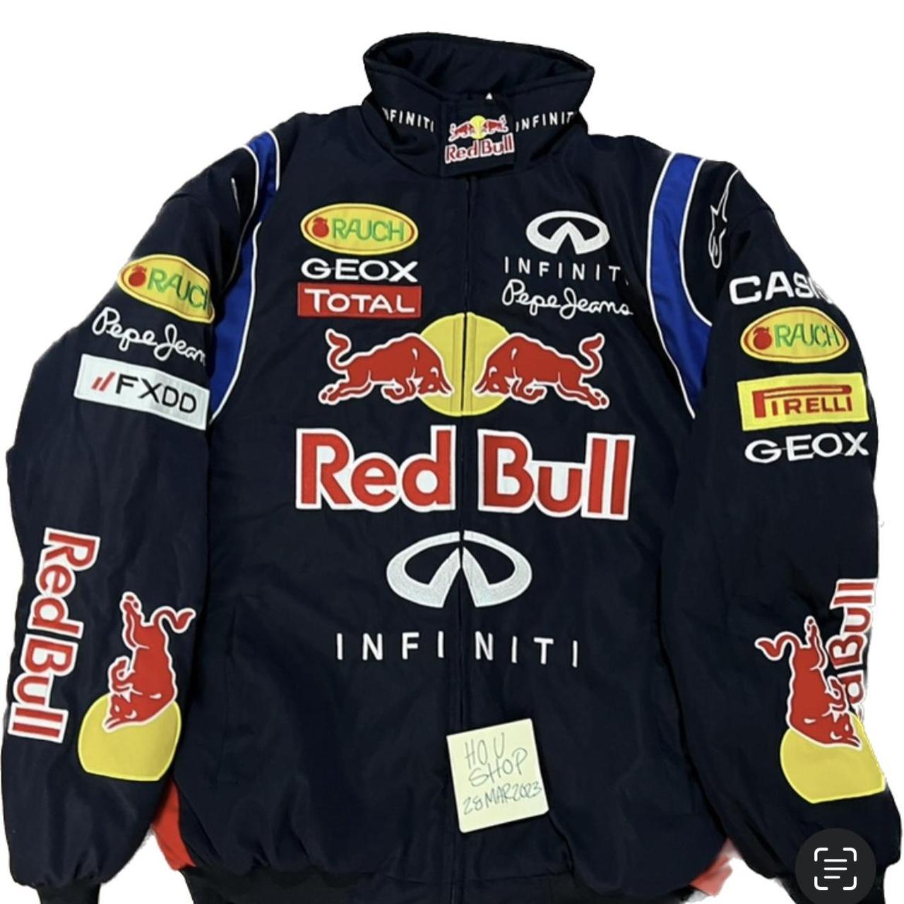 F1 Red Bull racing jacket, NASCAR racing, zipper,... - Depop