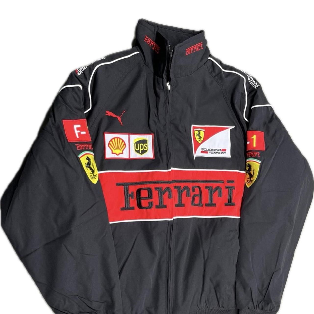 F1 Ferrari Puma racing jacket, NASCAR racing,... - Depop