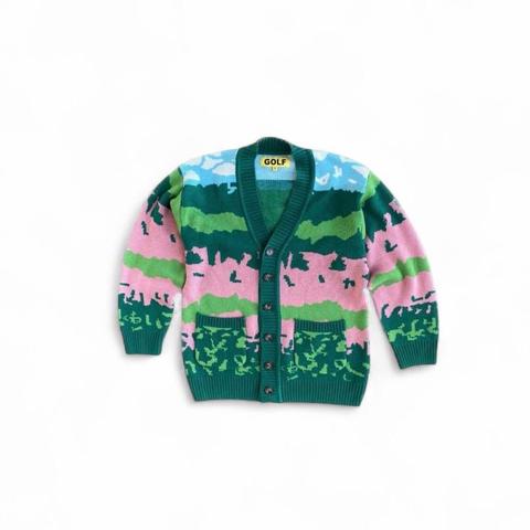 Golf Wang Landscape Knit Cardigan Small Tyler The | Depop
