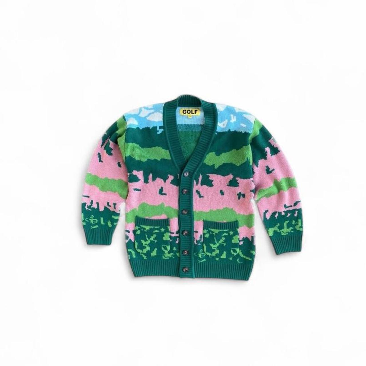 Golf Wang Landscape Knit Cardigan Small Tyler The | Depop
