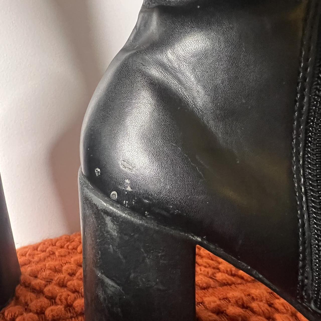 Vintage No Boundaries Black Platform Leather Boots! - Depop