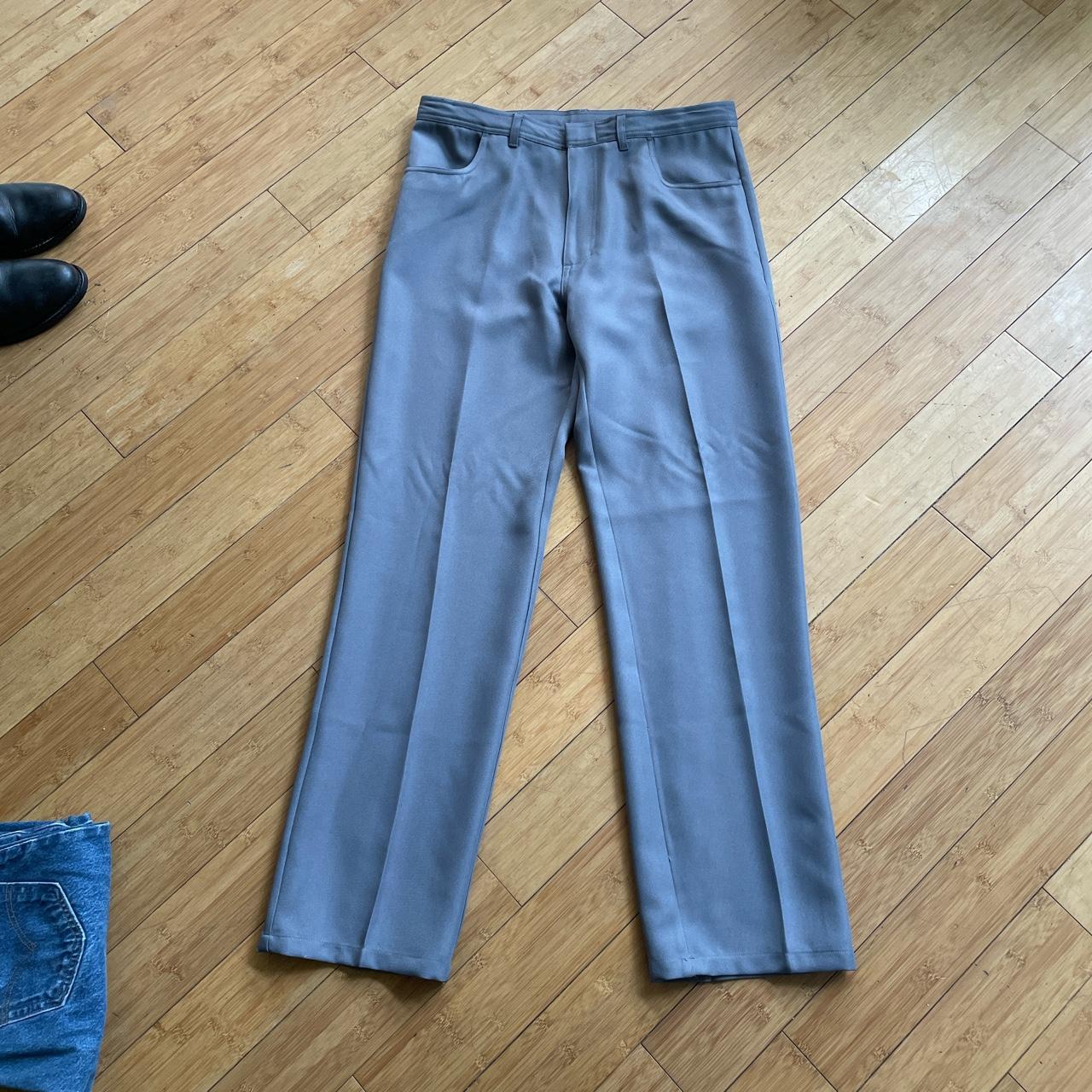 Blair Men's Grey and Blue Trousers (2)