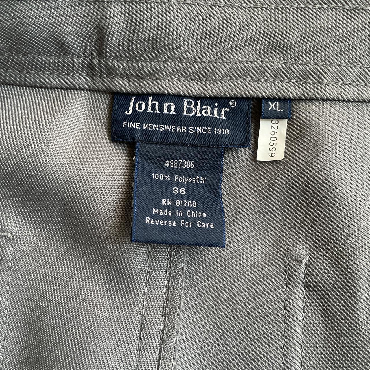 Blair Men's Grey and Blue Trousers (6)