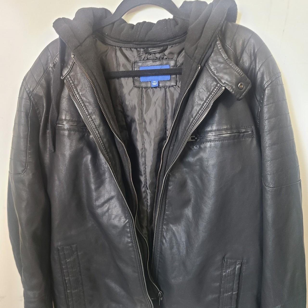 Apt 9 shop mens leather jacket