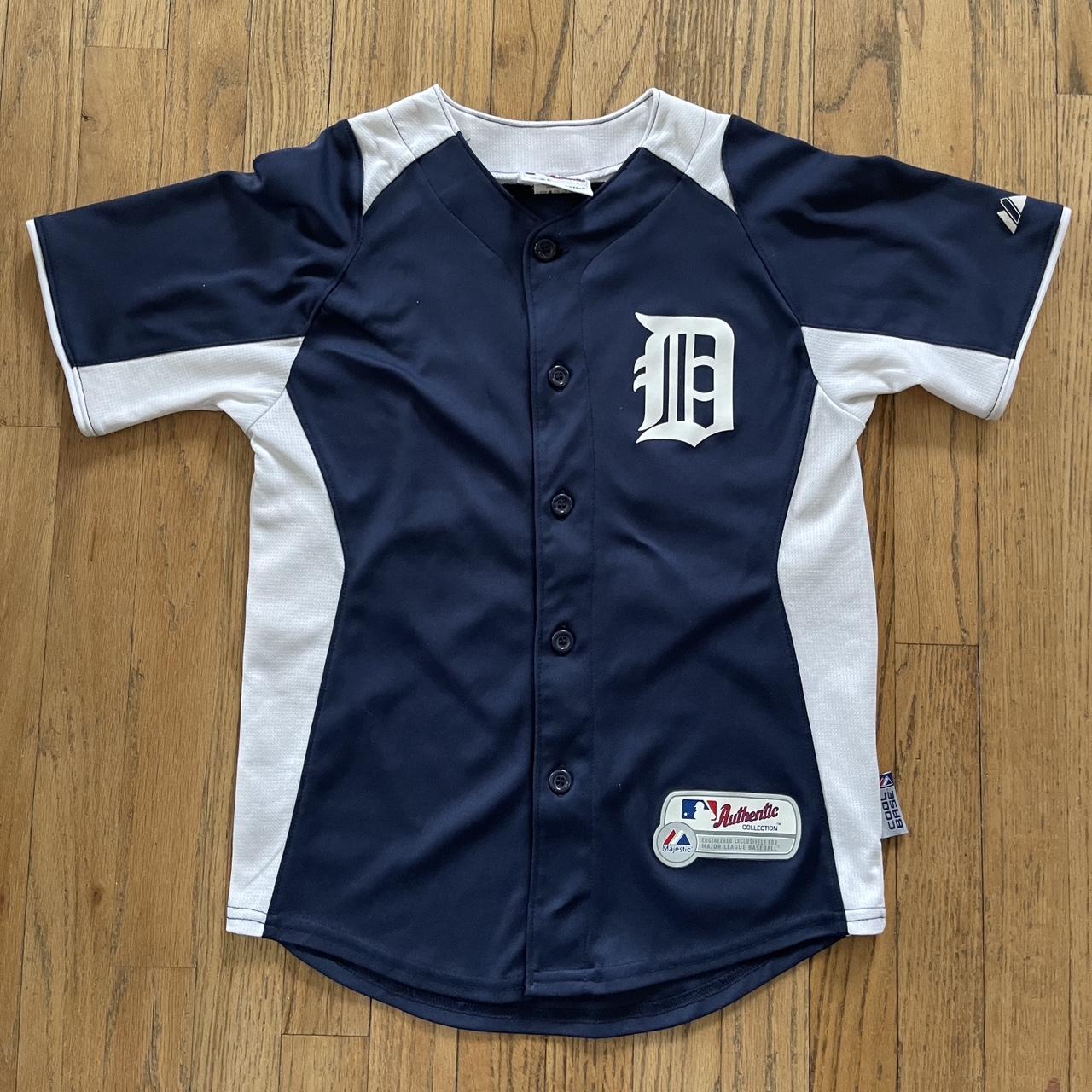 Detroit Tigers Kids Youth Size Official MLB Majestic T-Shirt New