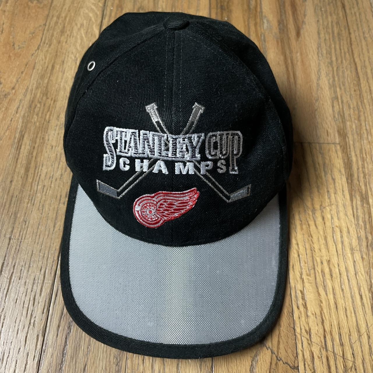 Vintage Detroit Red Wings Hat - officially licensed... - Depop