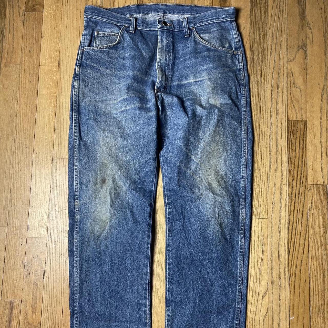 Vintage Wrangler Rustler Skater Jeans - Distressed... - Depop