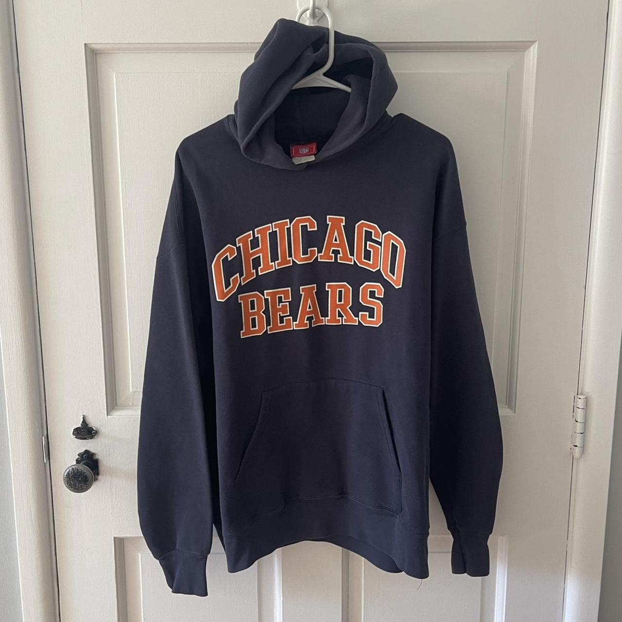 Vintage Chicago Football Bears Hoodie L - Depop