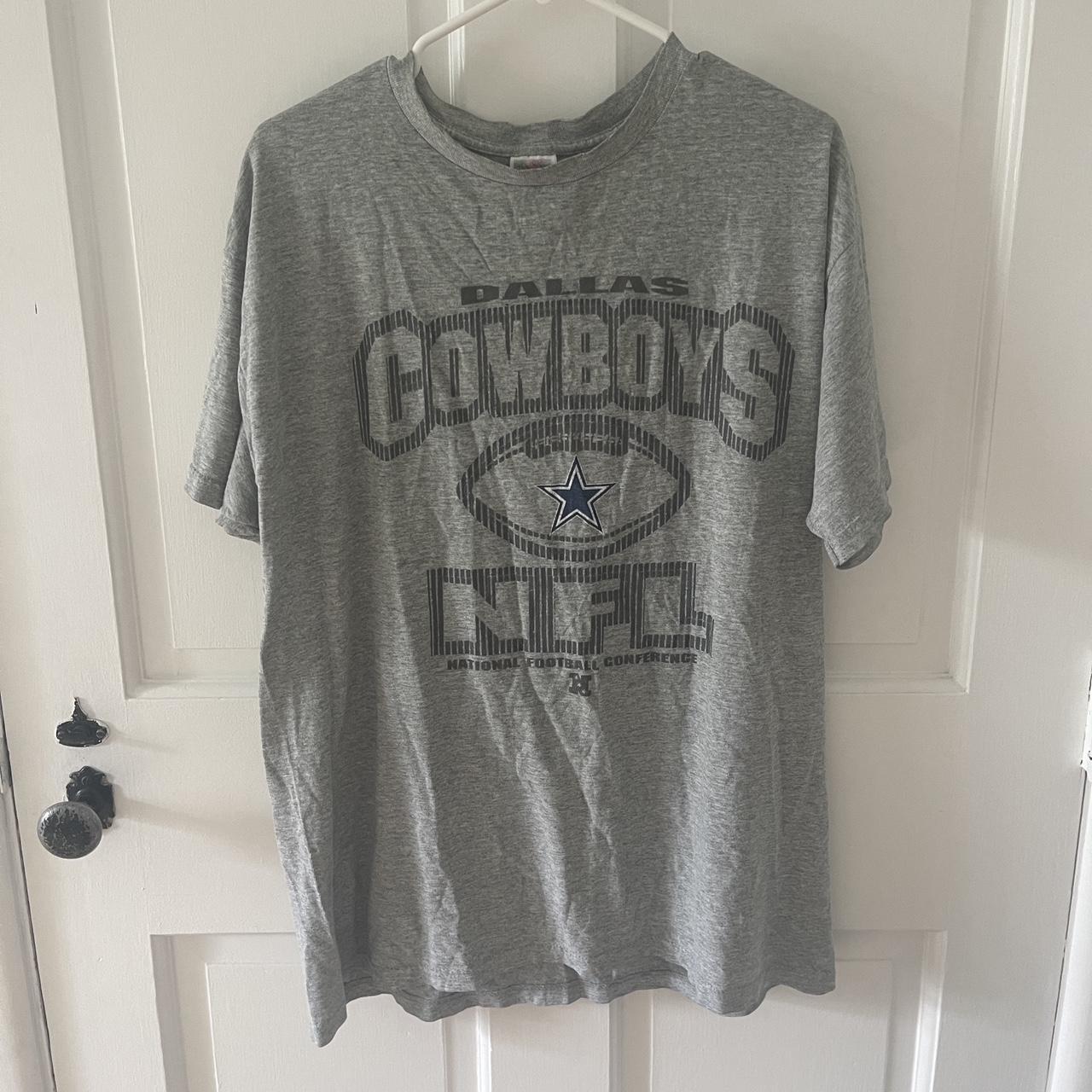 Vintage NFL gray Dallas Cowboys tshirt Size: 2XL / - Depop