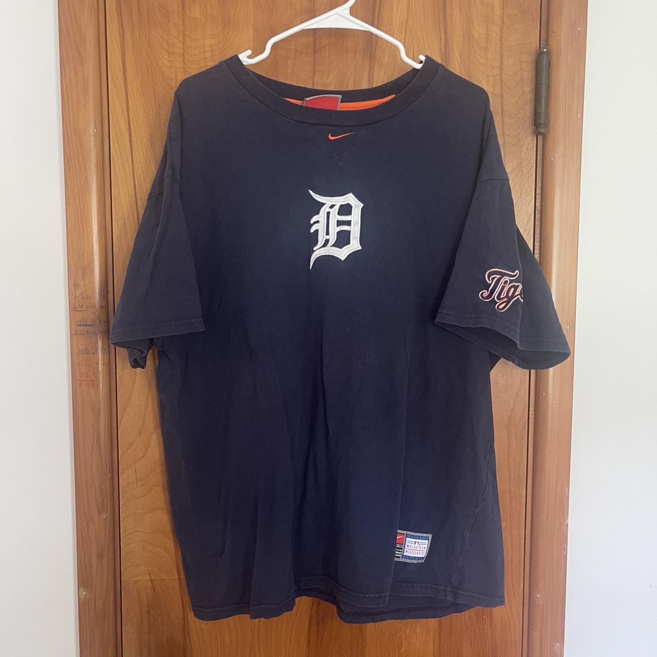 Nike Detroit Tigers Men's Large Logo T-Shirt by Vintage Detroit Collection