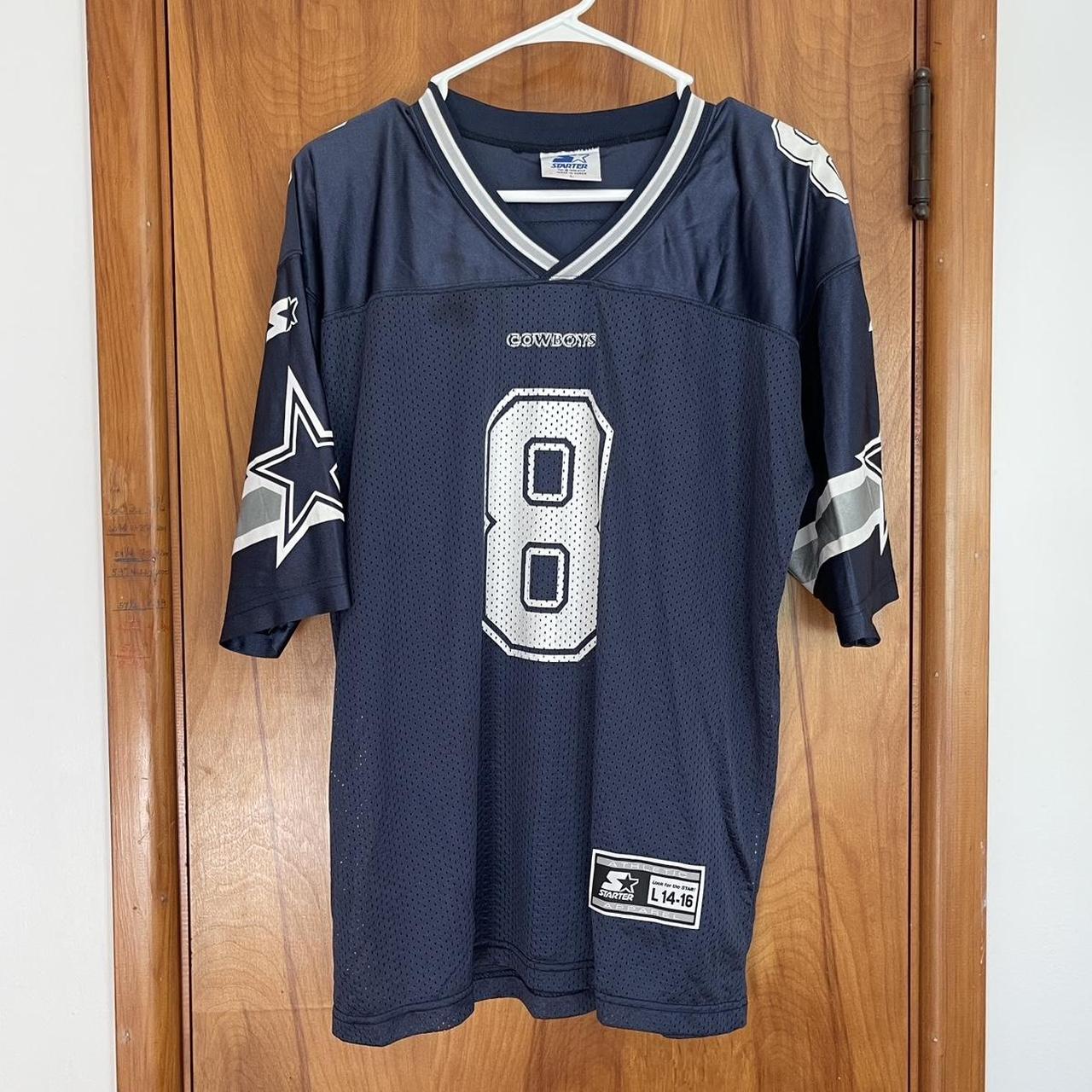 Vintage 90s Troy Aikman jersey No flaws SIZE: - Depop