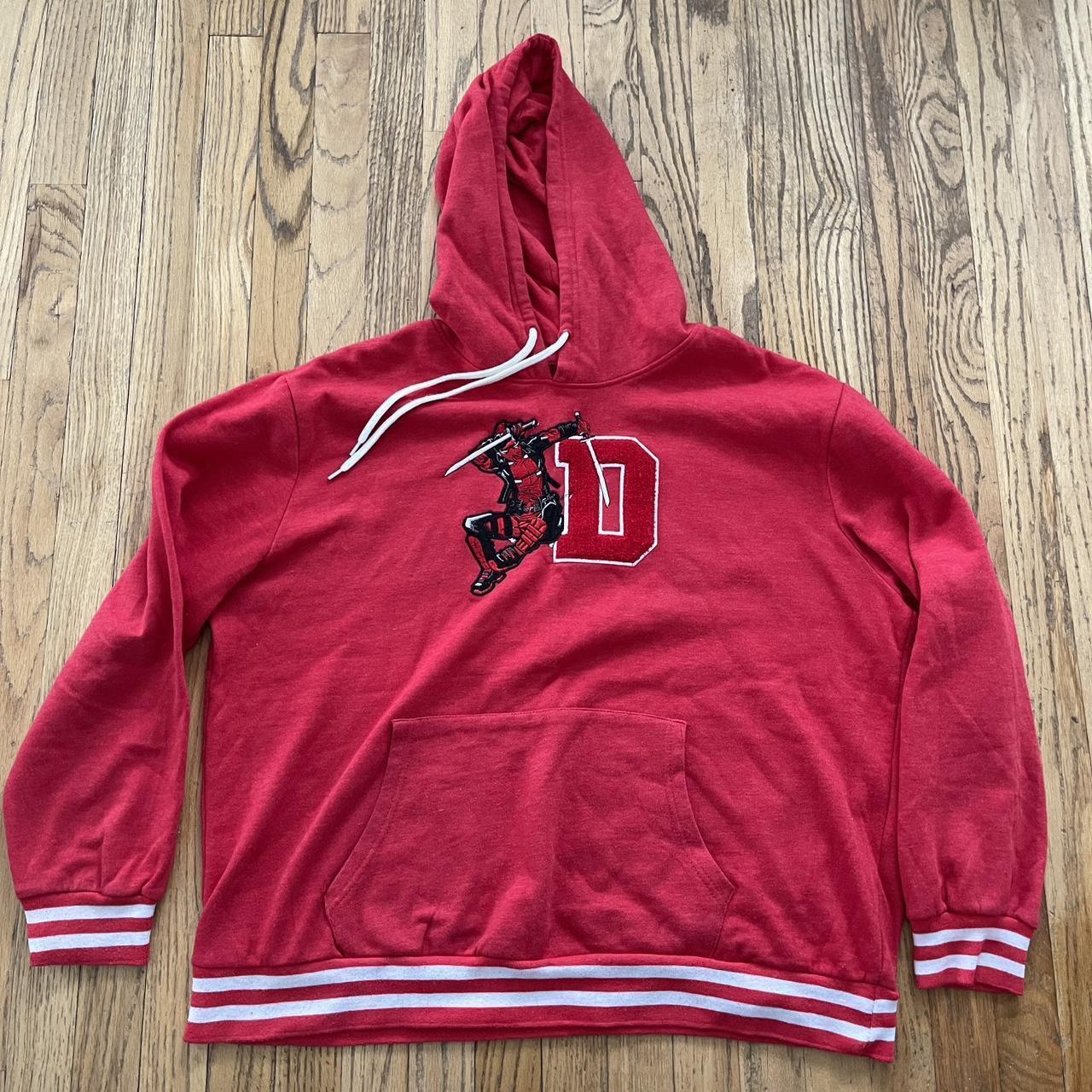 Marvel embroidered clearance hoodie