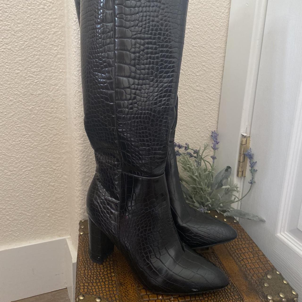 Target Women's Black Boots Depop