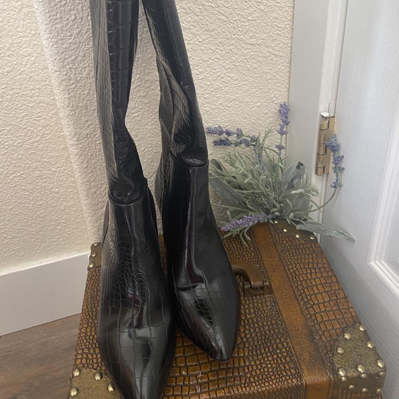 Target Women's Black Boots Depop