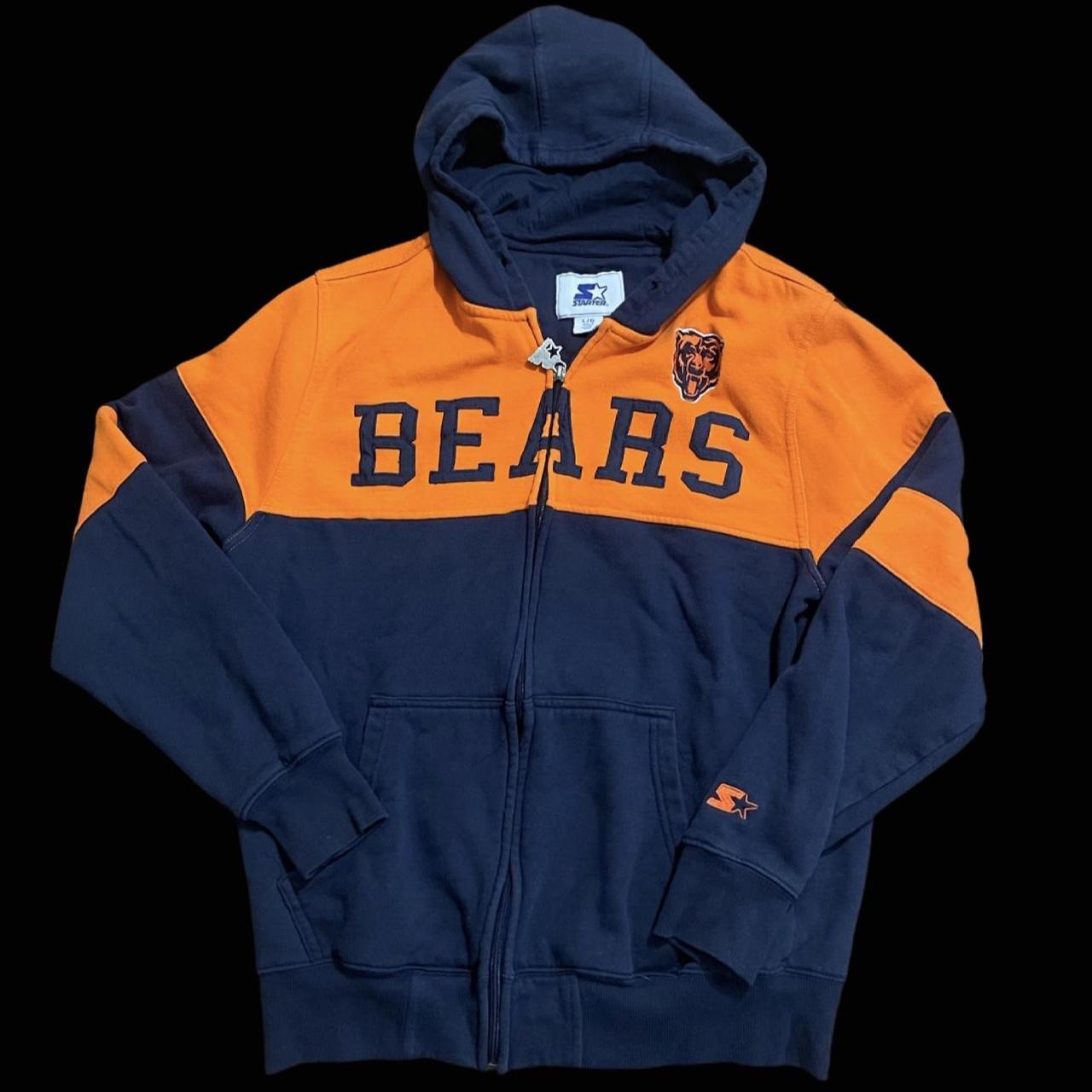 Vintage 90s Starter Chicago Bears Fleece Sweatshirt - Depop