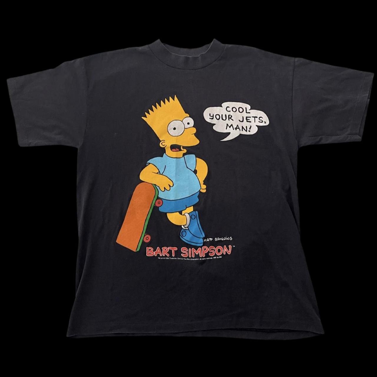 Rare Vintage 90s BART Simpson Cool Your Jets Man Skateboarding t-shirt for  Sale in Garden Grove, CA - OfferUp