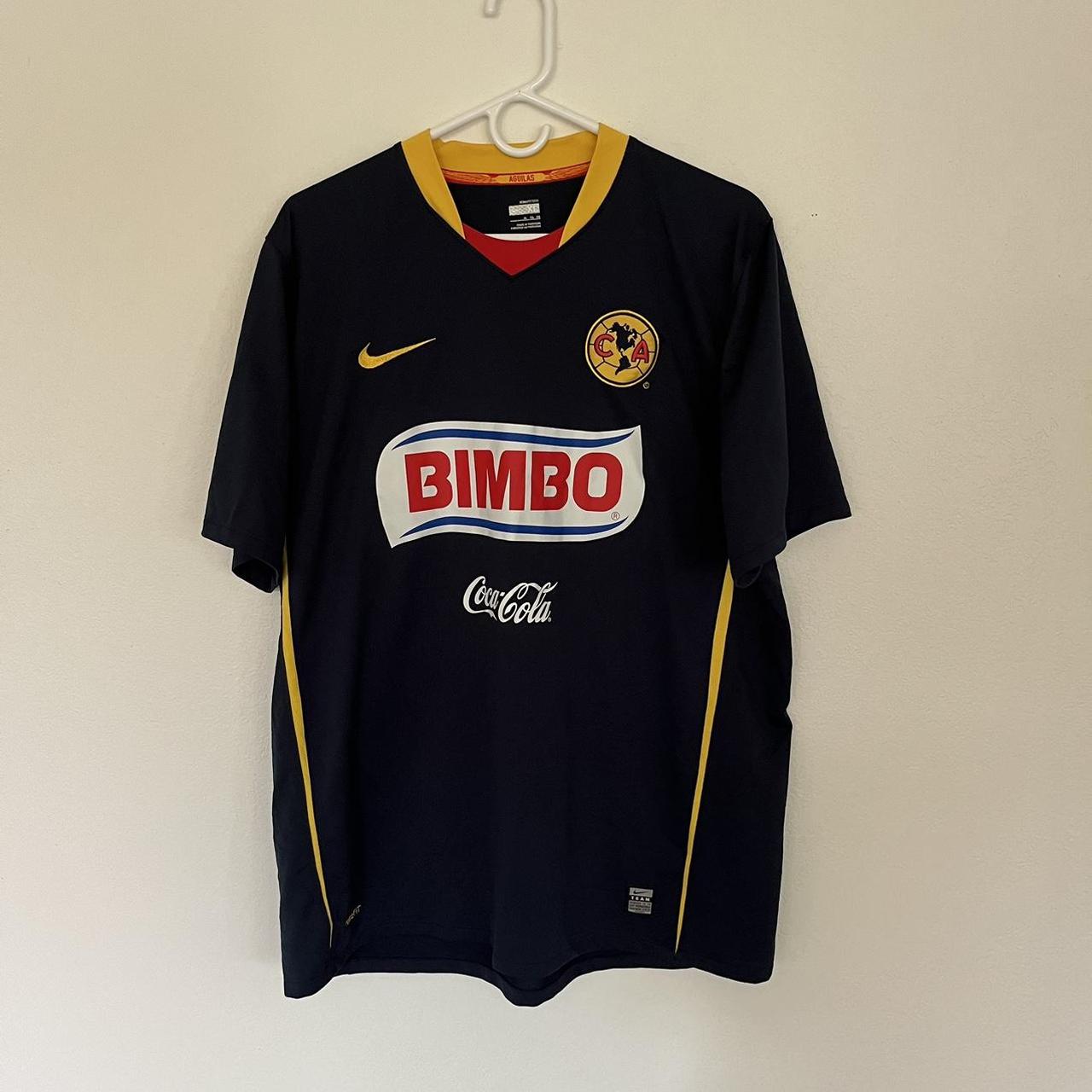 Vintage RARE 2009 Club America Home Kit Soccer Jersey - Depop