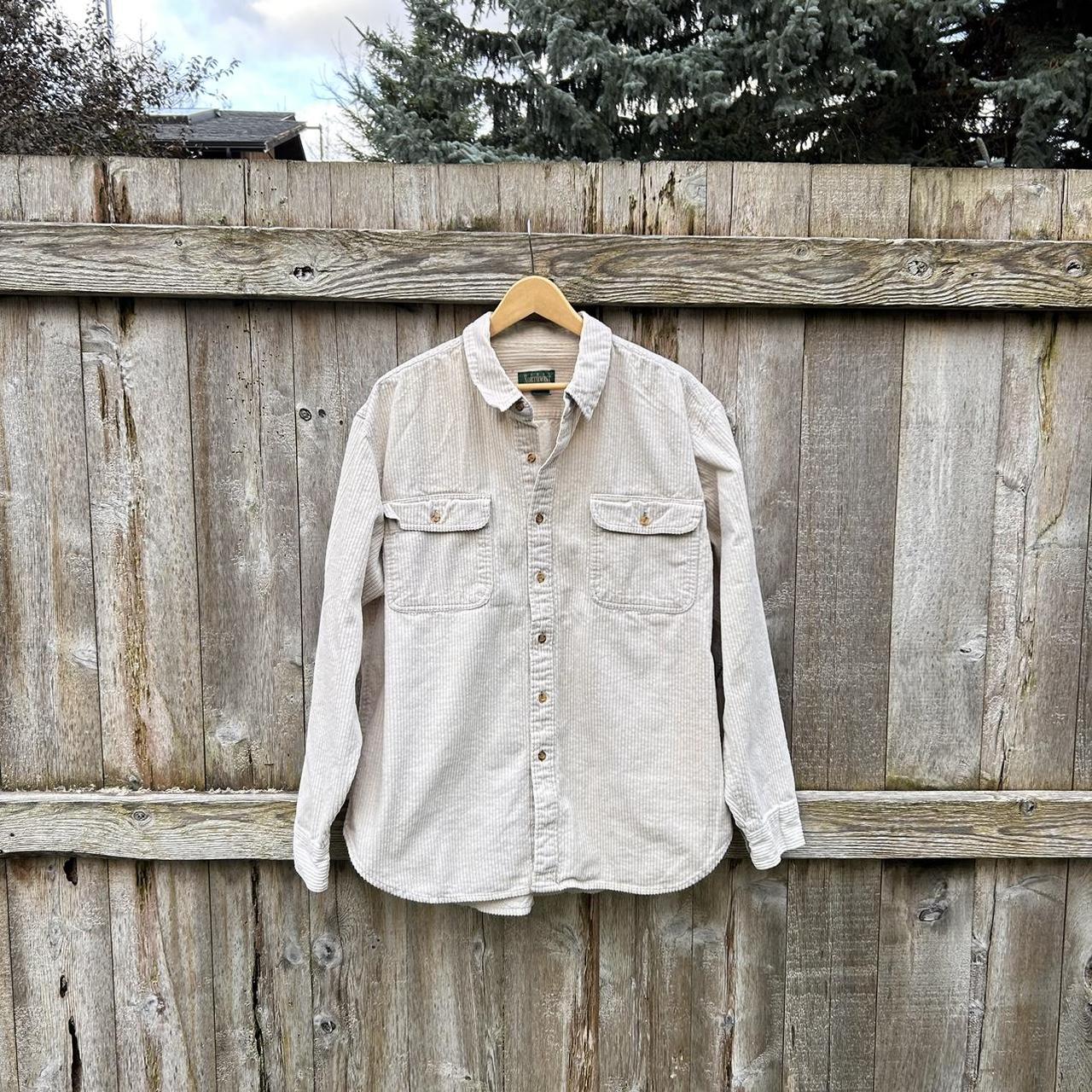 VTG Corduroy Button Down The perfect lightweight... - Depop