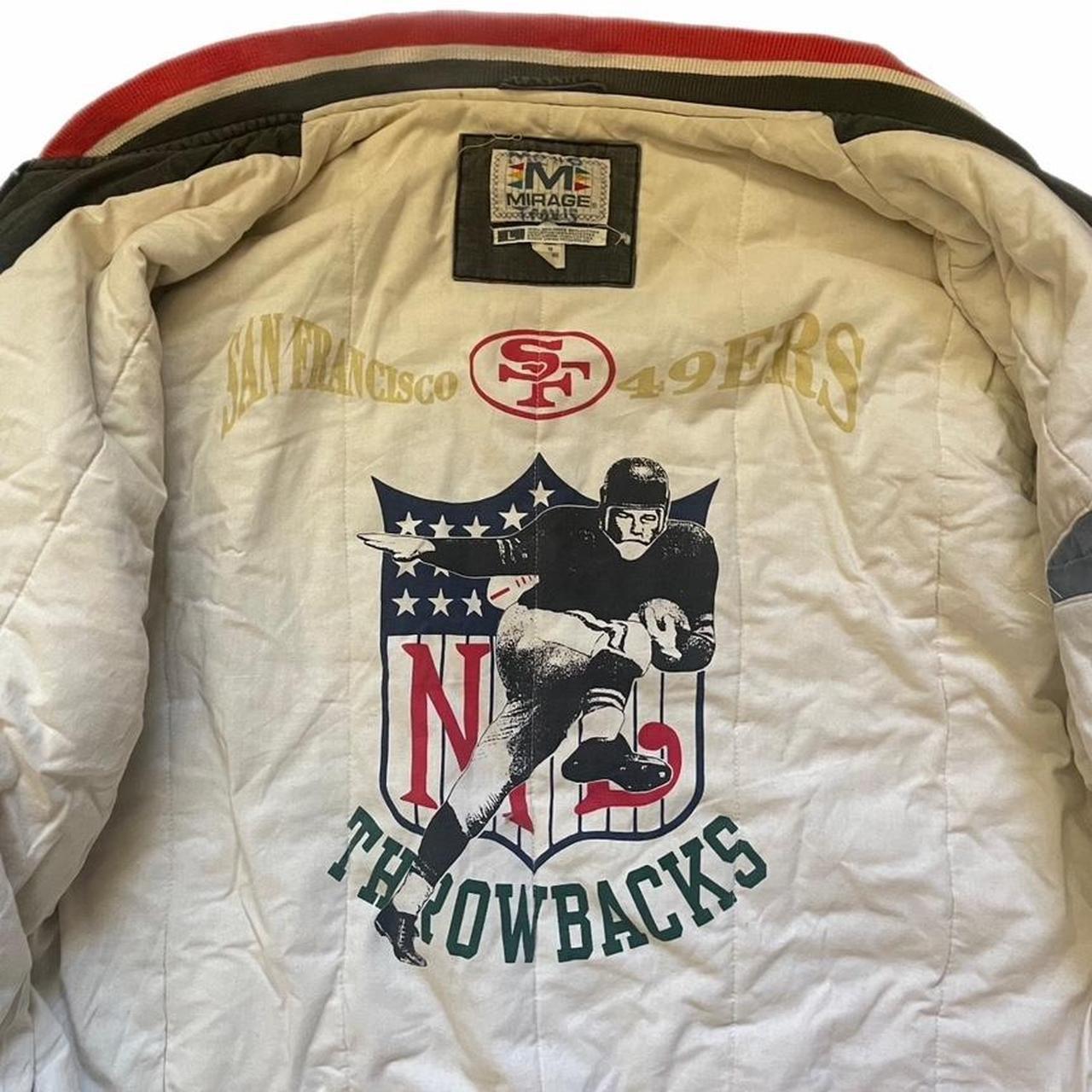 VINTAGE EMBROIDERED 49'ERS PATCH JACKET IN BEAUTIFUL - Depop