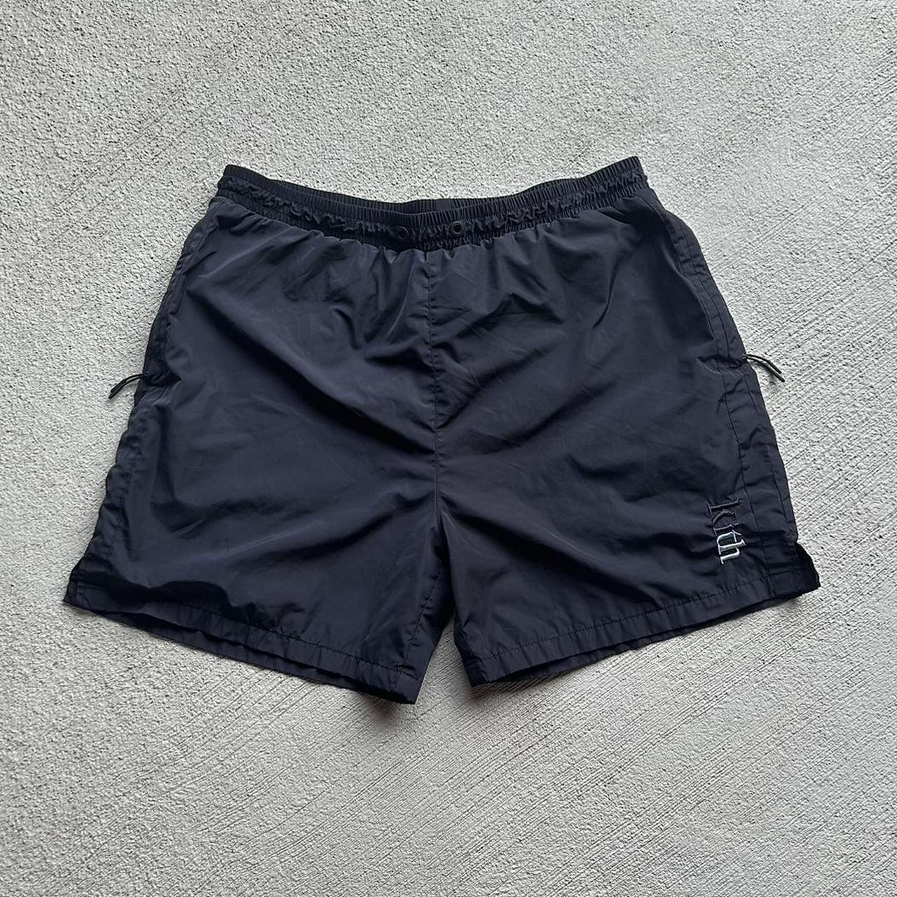 kith embroidered active nylon shorts *size men's... - Depop