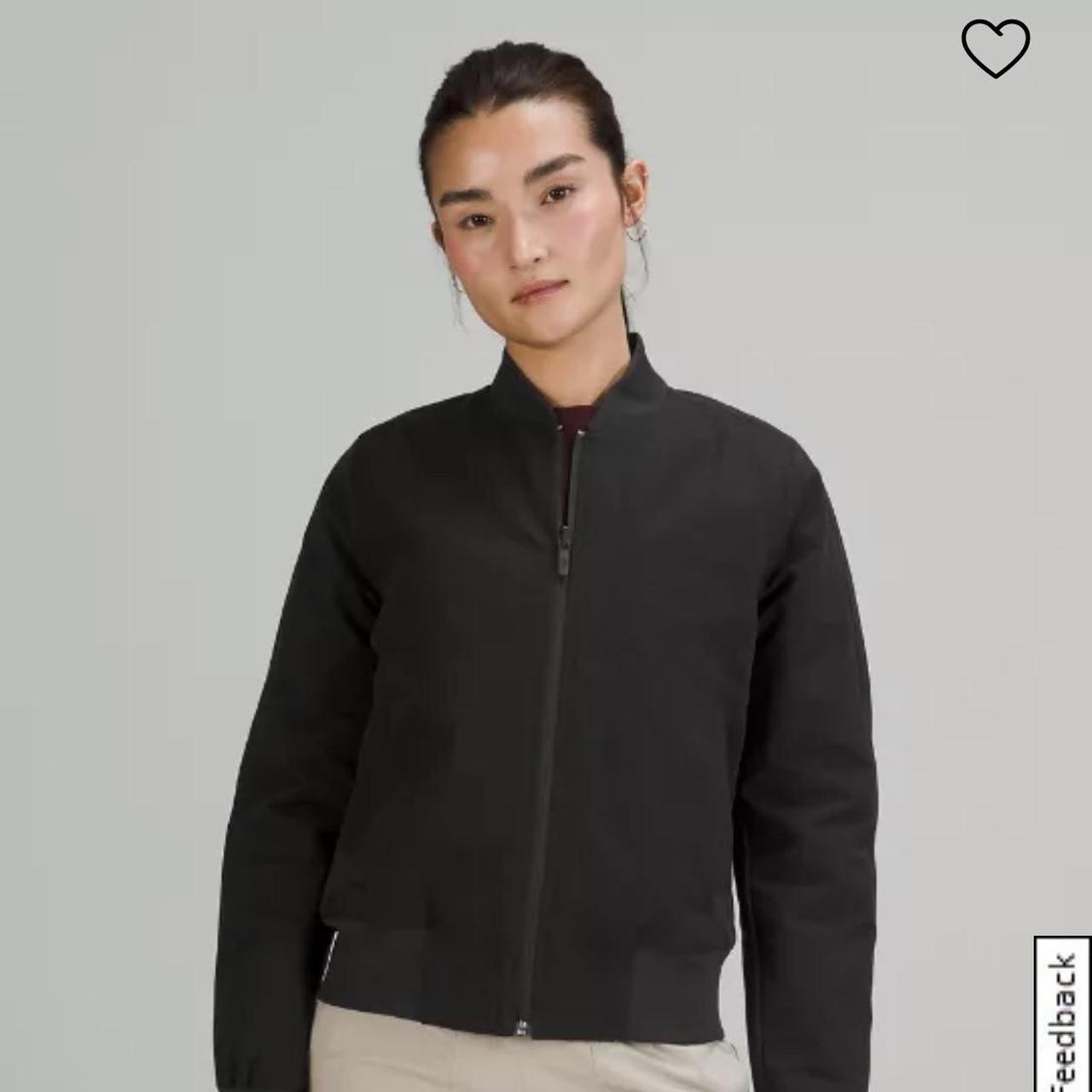 Lululemon Lightweight Hem-Cinch Bomber Jacket black XS | eBay