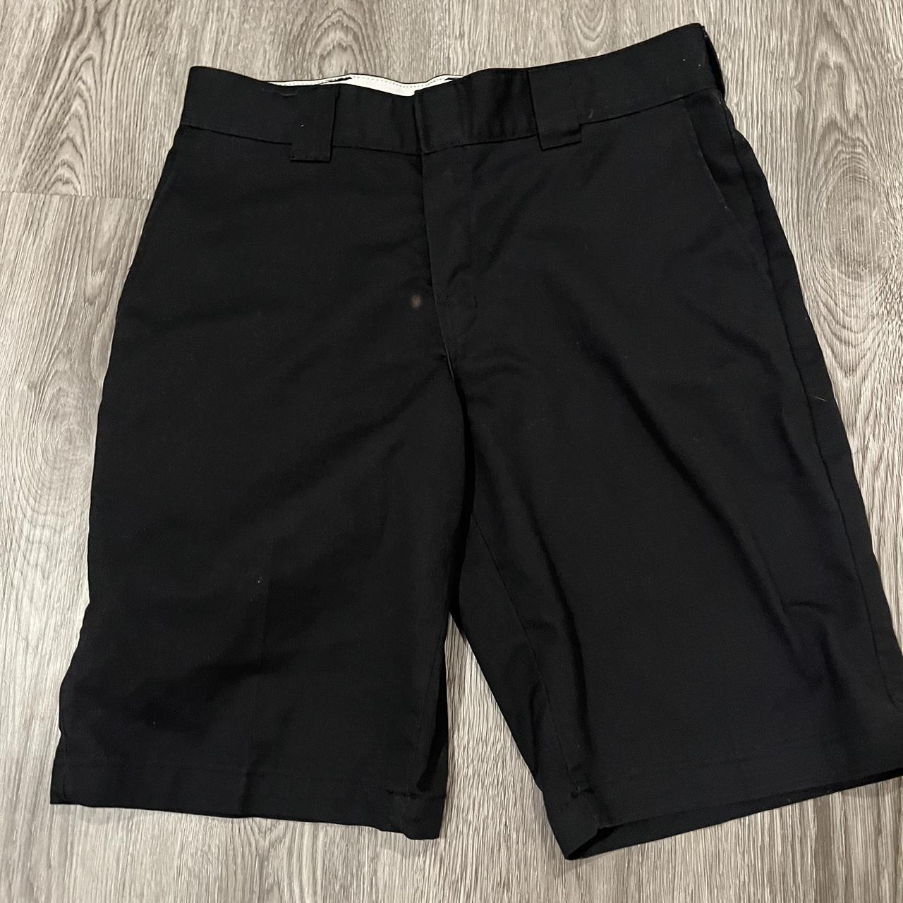 black dickies shorts, minor flaws shown size: 32
