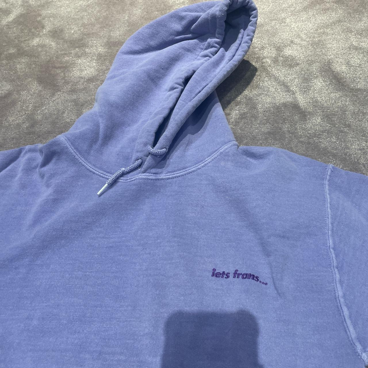 iets frans purple lylac light purple hoodie urban... - Depop