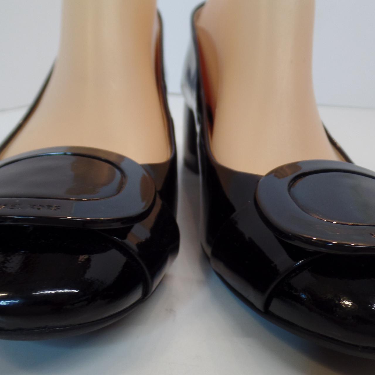 Michael kors black on sale patent leather shoes