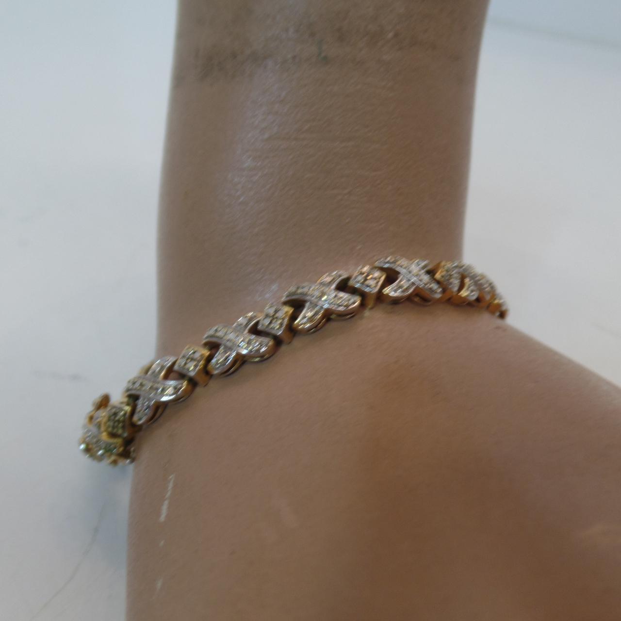 PAJ BB China (Stamped) Gold & Silvertone Diamond Cut | Depop