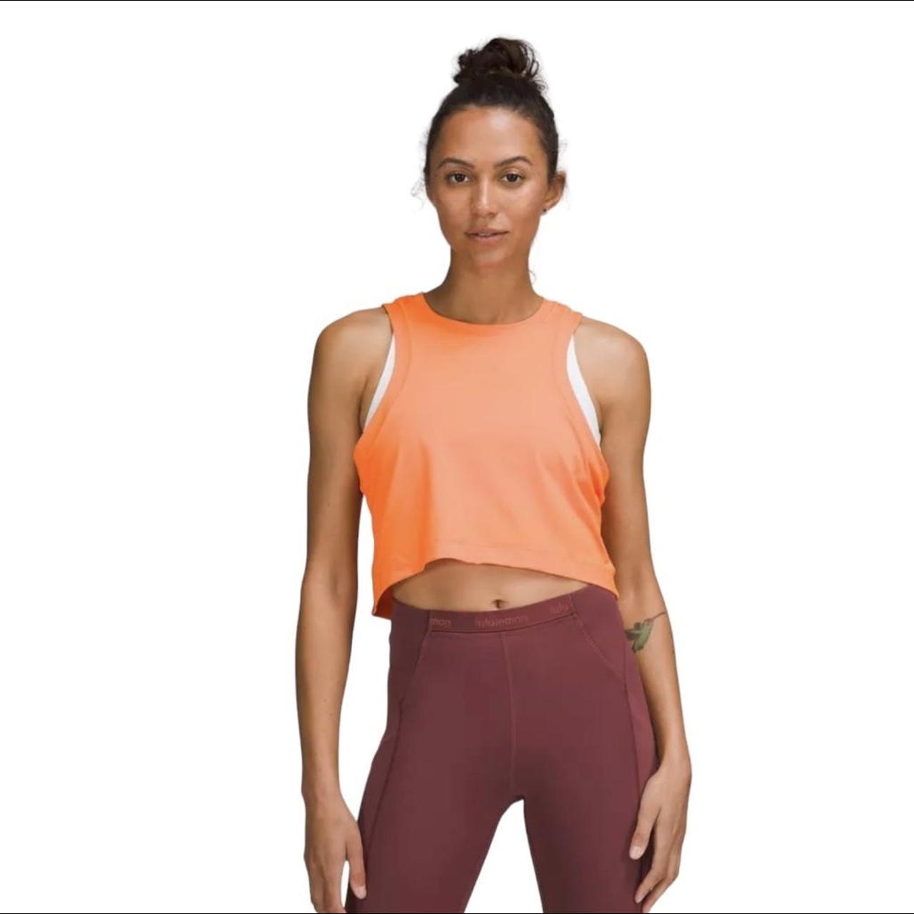 Open-Back Cropped Training Tank Top