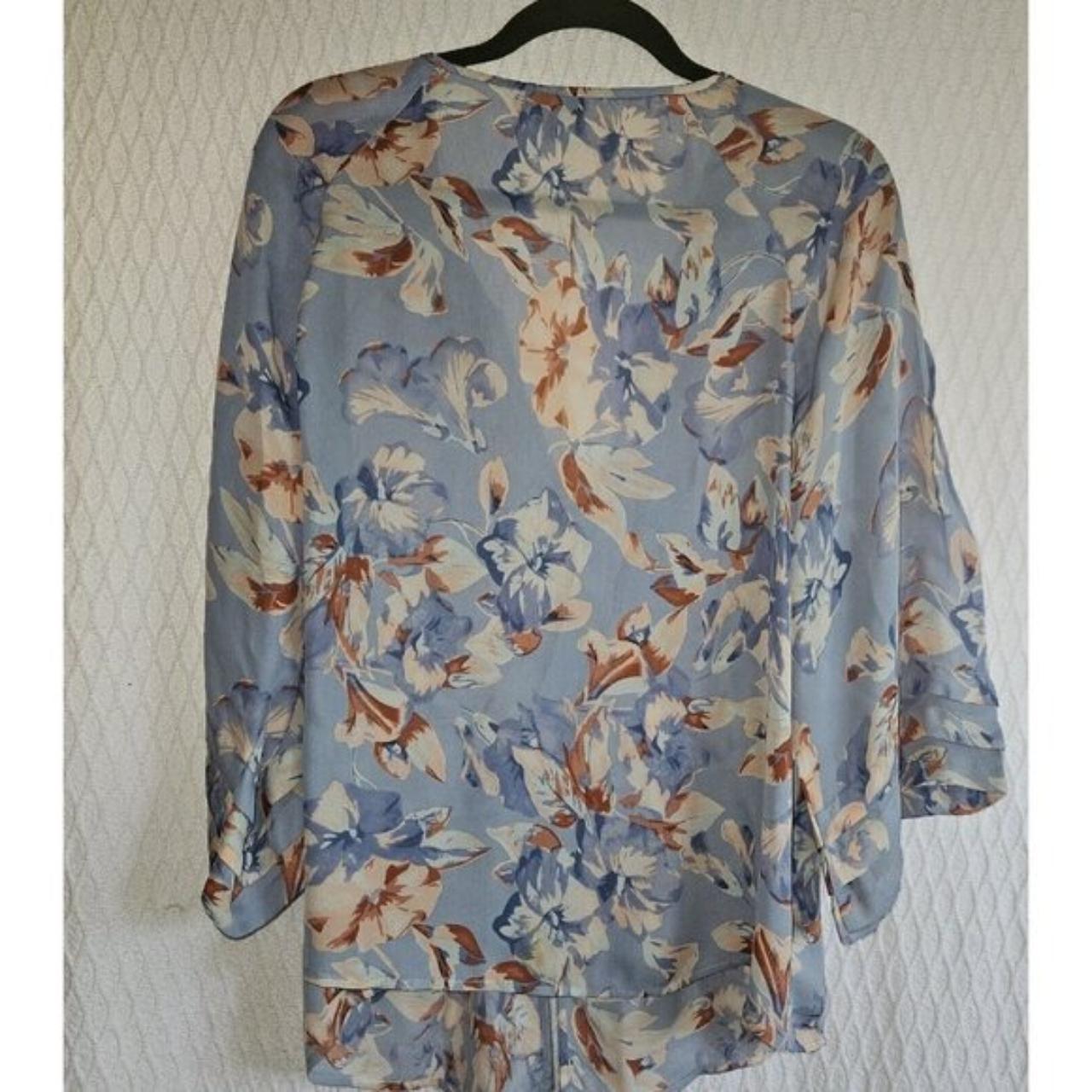 Joie Size Small Floral Pleated Tunic. - Depop