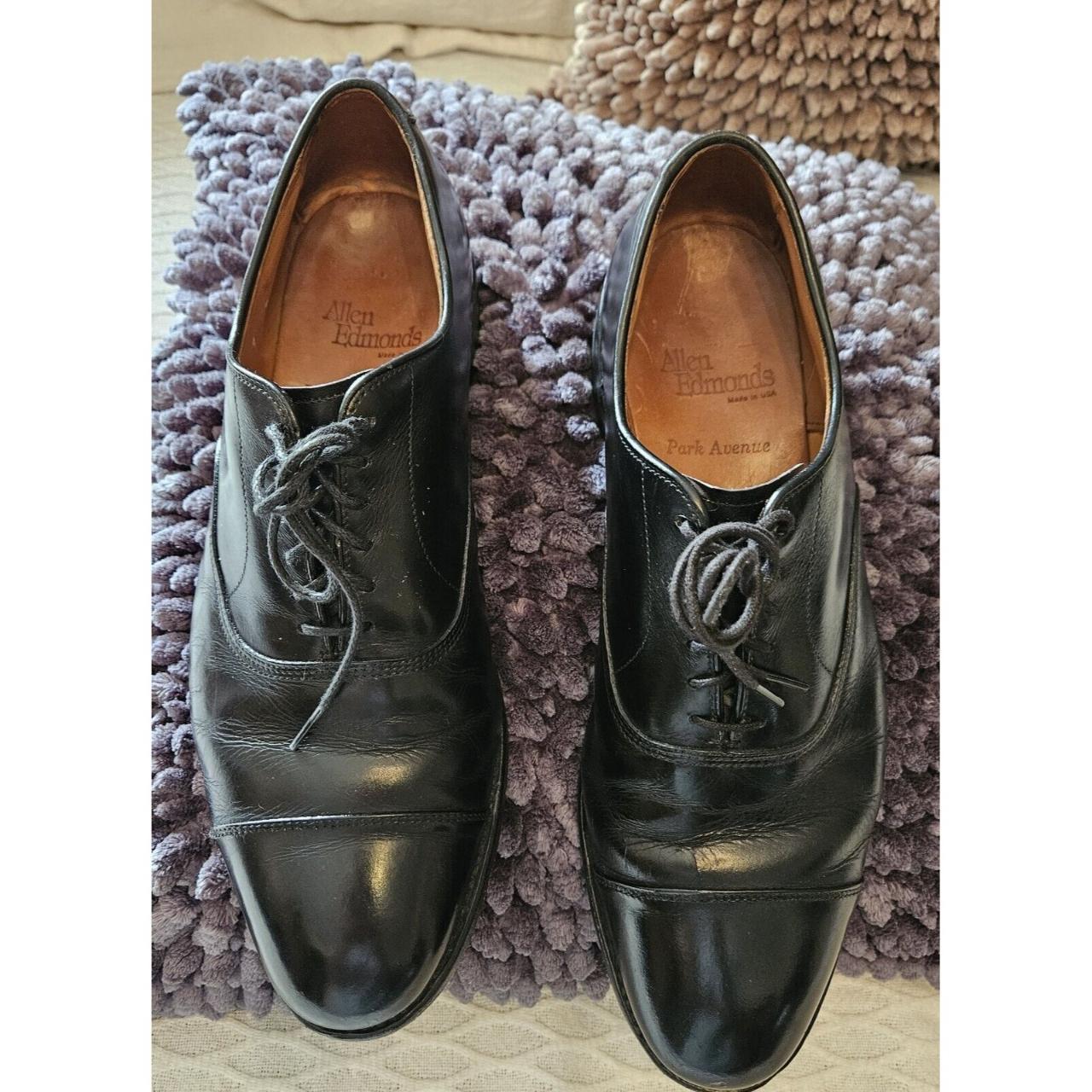 Allen Edmonds Dress Shoes Men 9D Black Park Avenue... - Depop