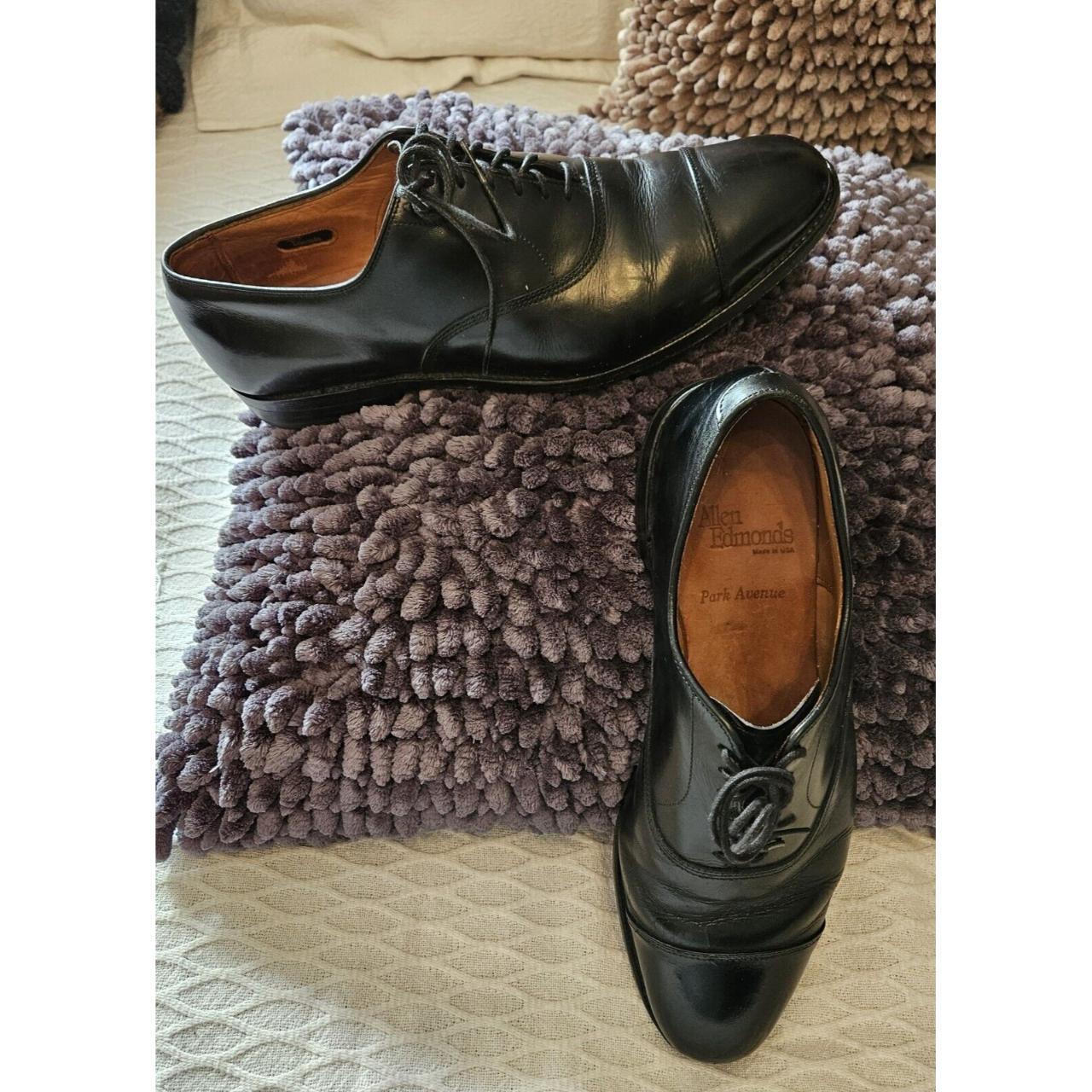 Allen Edmonds Dress Shoes Men 9D Black Park Avenue... - Depop