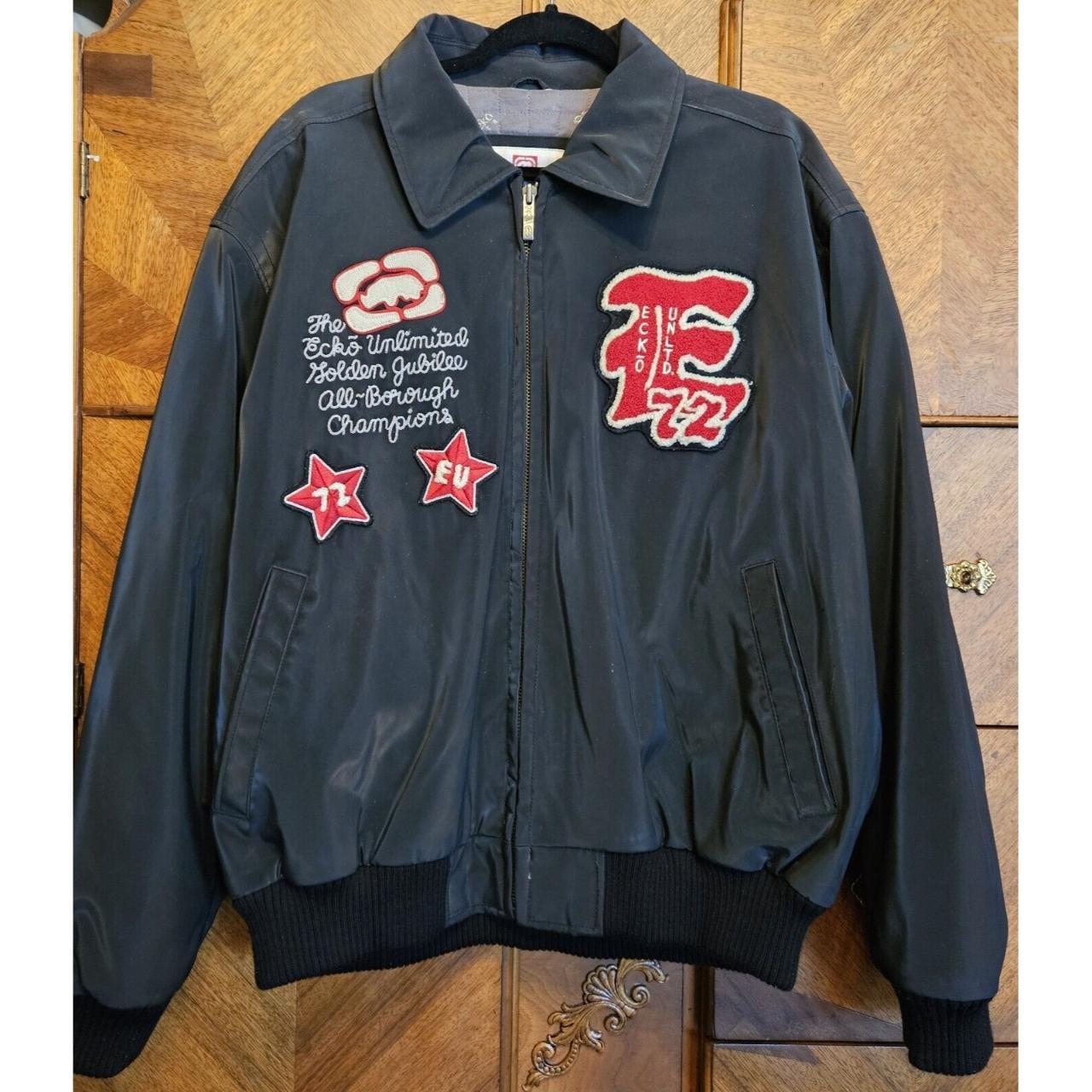 THE LINING ON THIS JACKET SAYS LEATHER. IT DOES NOT... - Depop