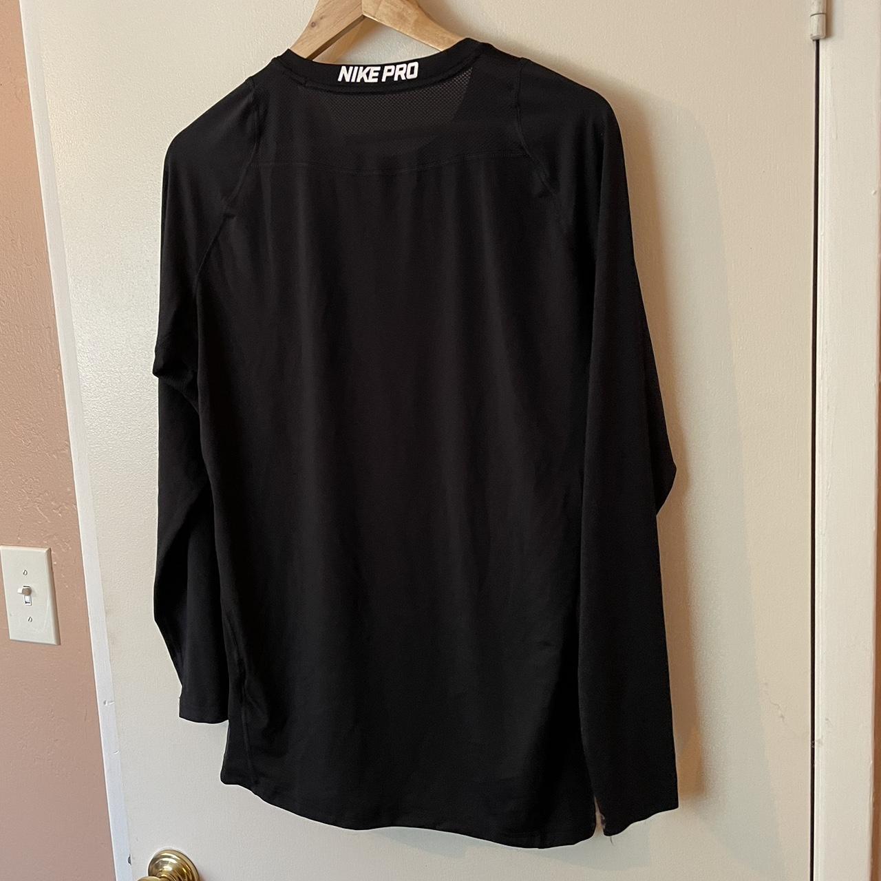 mens black and volt nike shirt