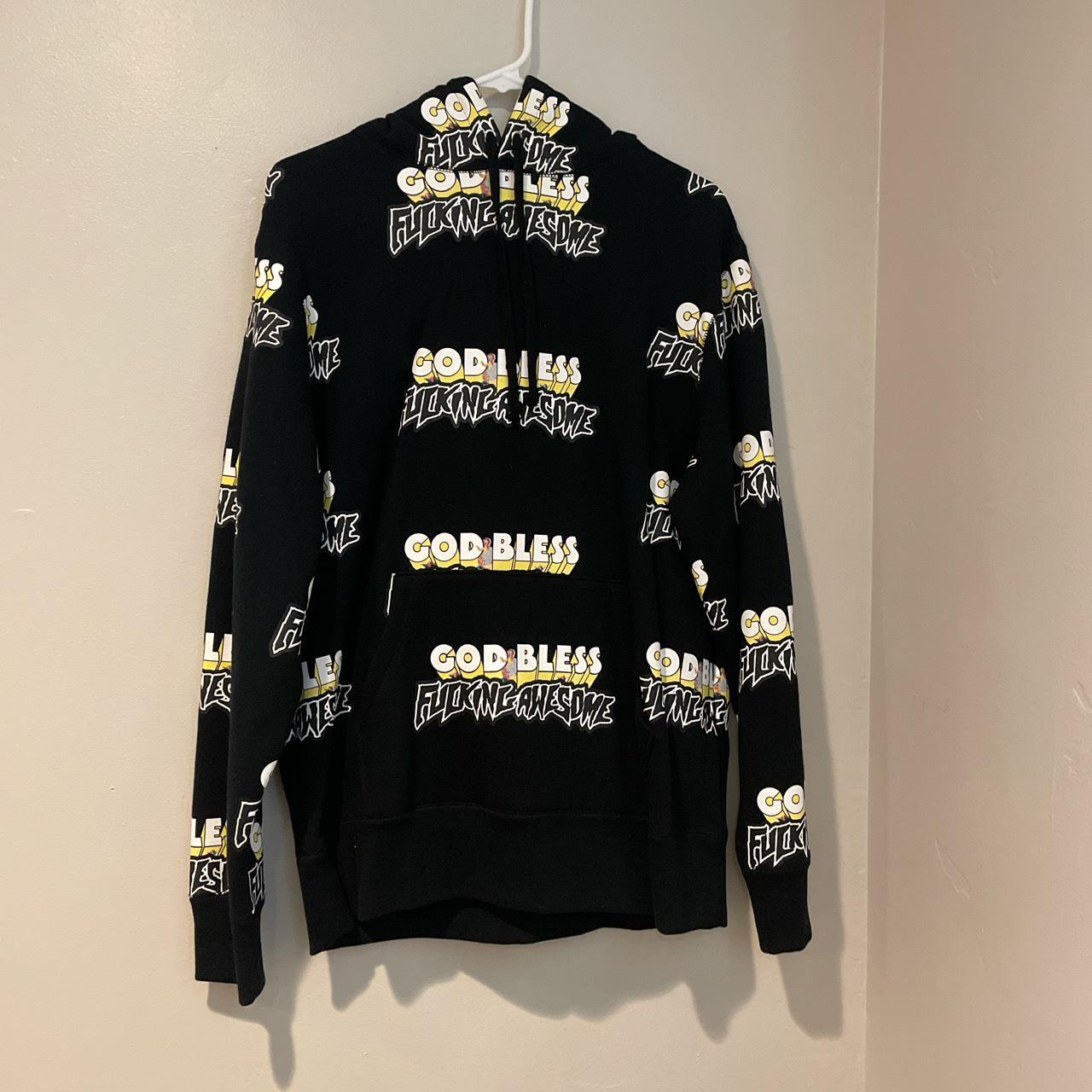 トップス Fucking Awesome Godbless 2018_fa_qtr4_hood_godblessfa_d