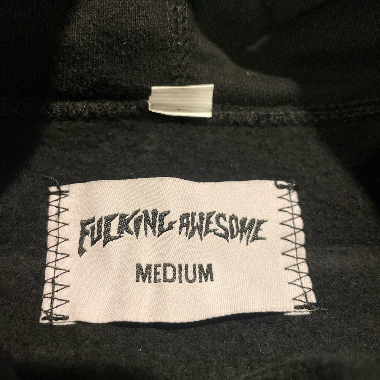 トップス Fucking Awesome Godbless Fucking Awesome God Bless Fucking Awesome Hoodie Blue | Grailed
