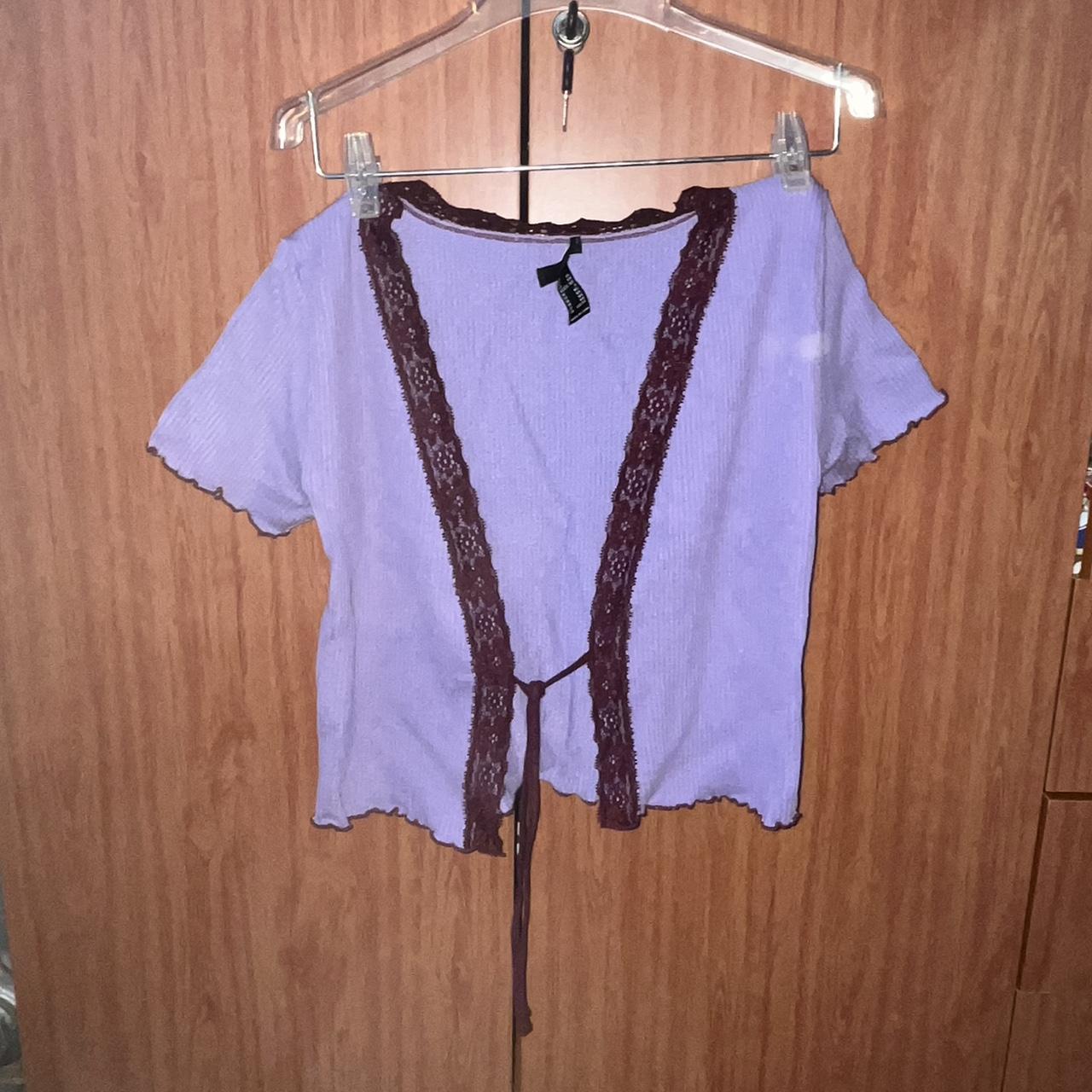 Apparels Lavender Crop Top Forever 21 Forever 21 Purple Lettuce