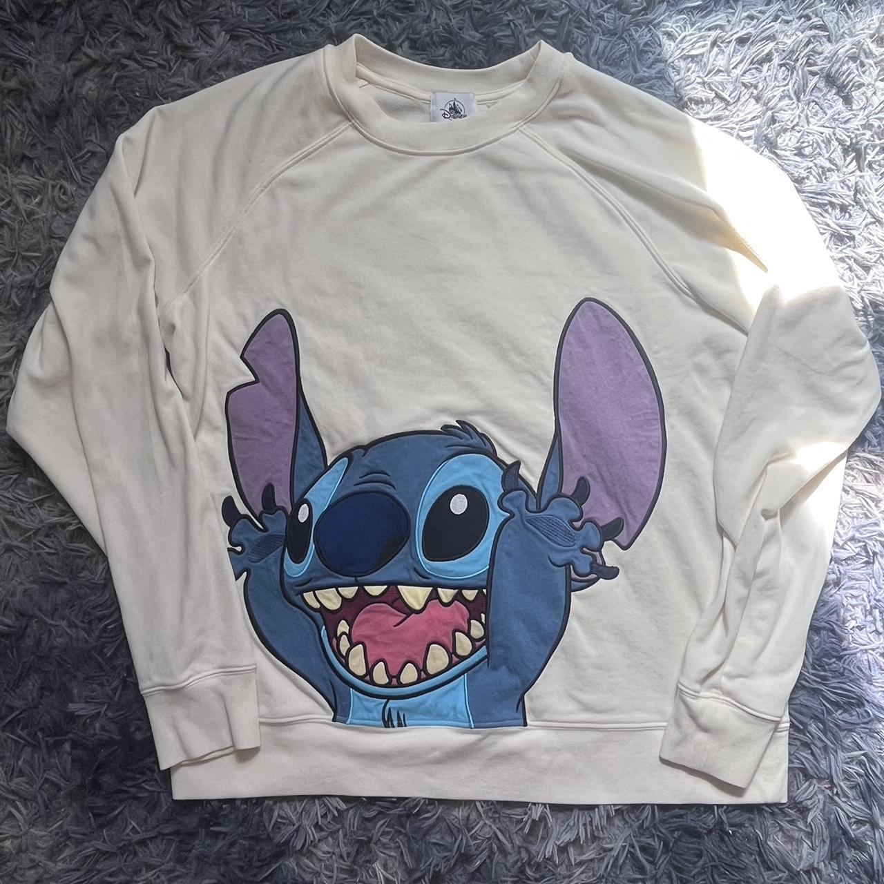 Walt Disney Stitch Sweater - size L - fits true to... - Depop