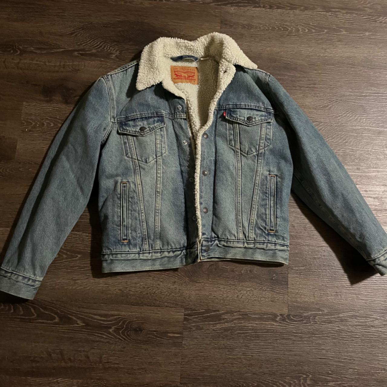 Fleece lined Levi’s Jacket -Brand new without... - Depop