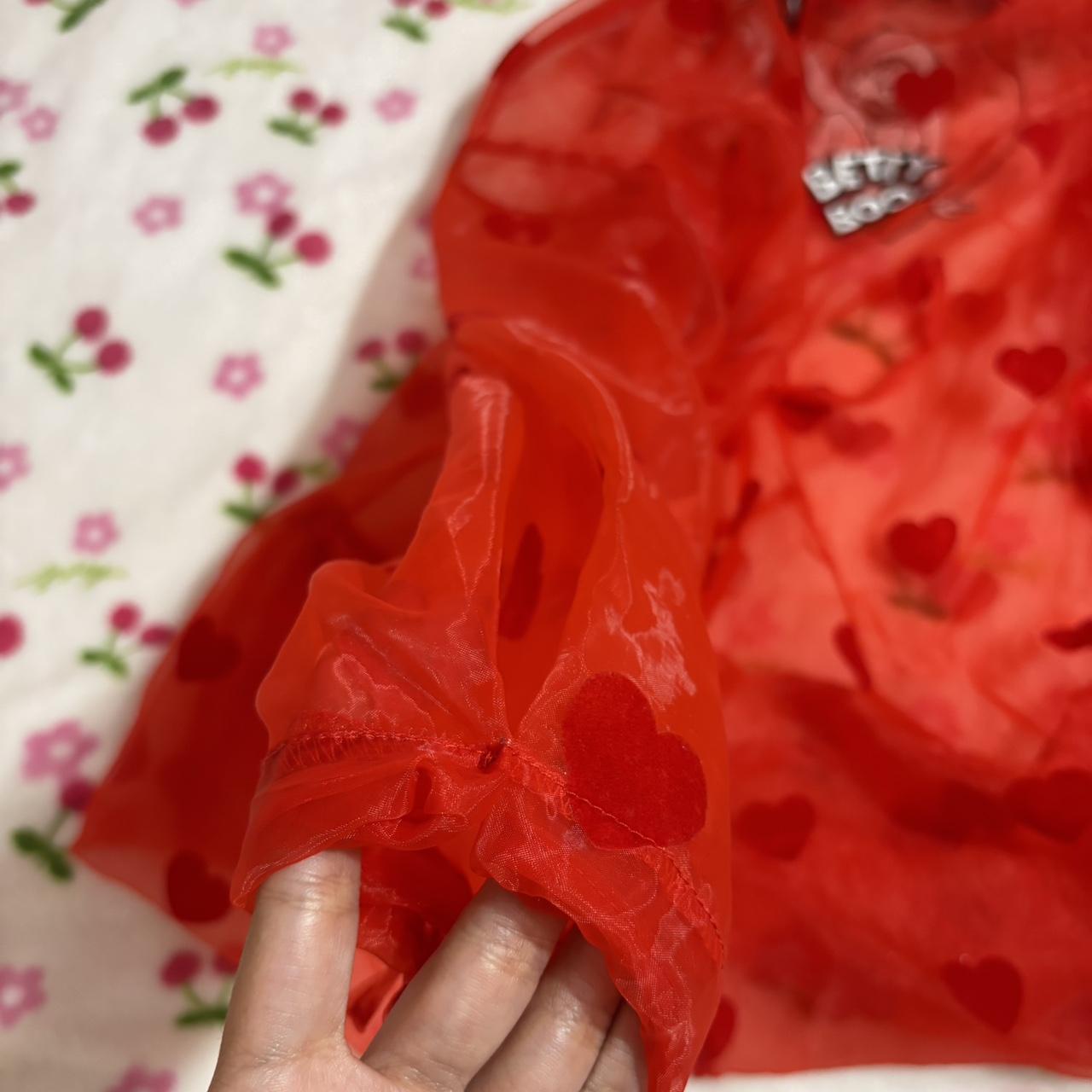 Lazy Oaf Women's Cardigan - Red/Multi - S – LAZY … - image 5