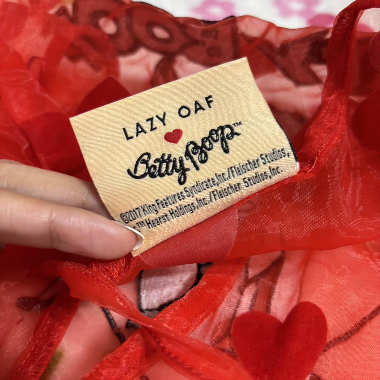 Lazy Oaf Women's Cardigan - Red/Multi - S – LAZY … - image 8