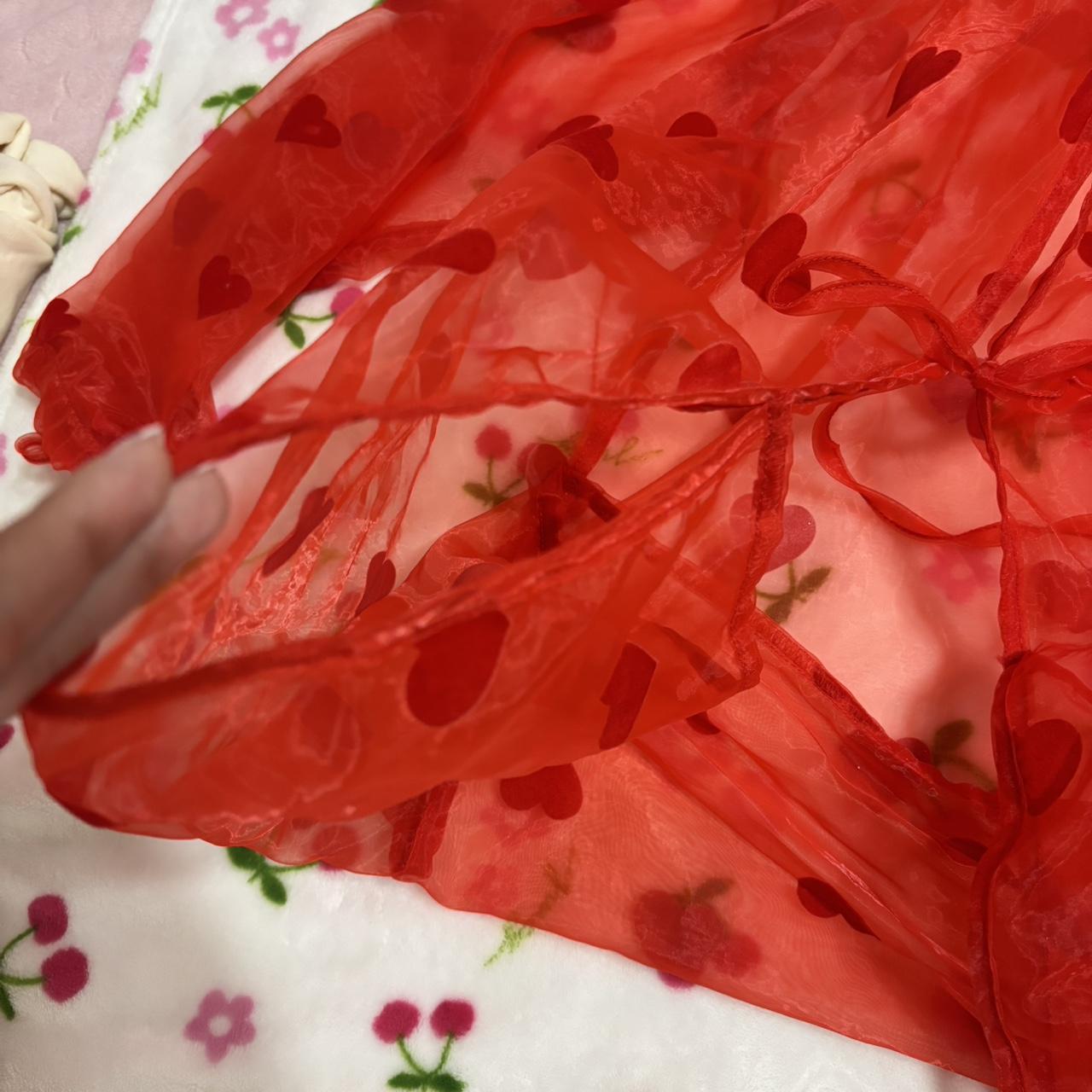 Lazy Oaf Women's Cardigan - Red/Multi - S – LAZY … - image 6