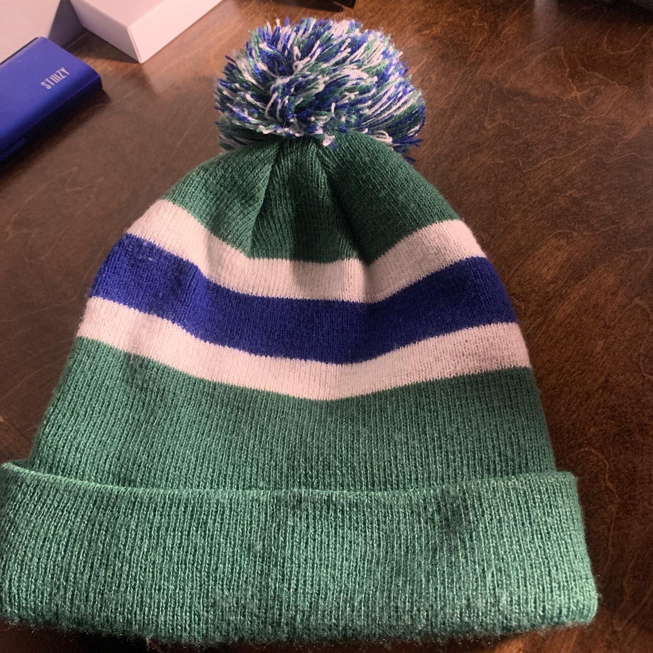 Seattle Seahawks beanie Size: One size fits - Depop