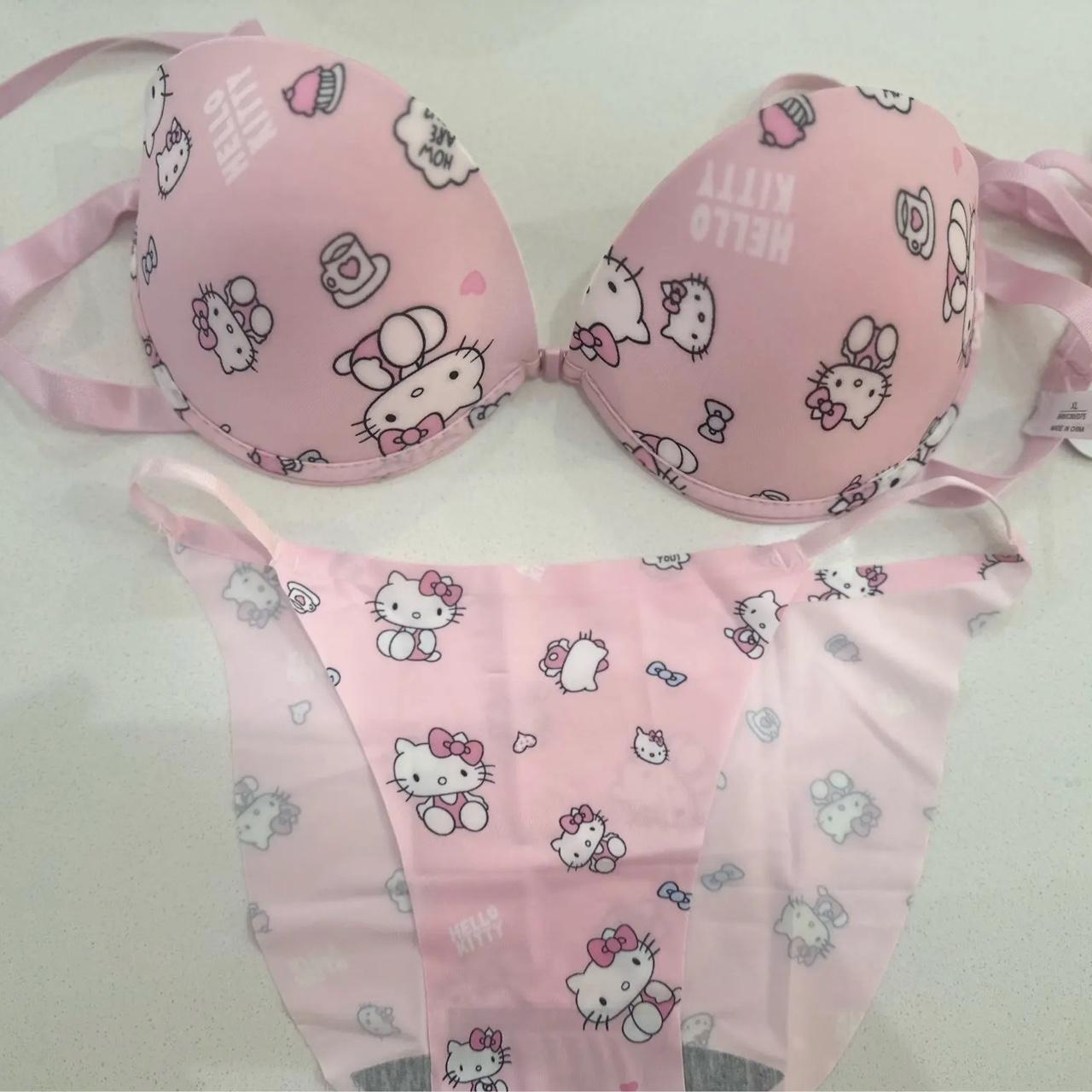 Hello Kitty Bra Set, C cup, Size Small, Brand New, Free